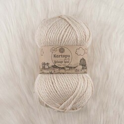 KARTOPU MELANGE WOOL HAND KNITTING YARN 100 GR.170 M. - Thumbnail