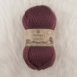 KARTOPU MELANGE WOOL HAND KNITTING YARN 100 GR.170 M. - Thumbnail