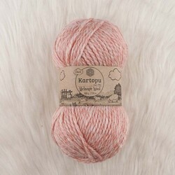 KARTOPU MELANGE WOOL HAND KNITTING YARN 100 GR.170 M. - Thumbnail