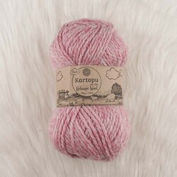 KARTOPU MELANGE WOOL HAND KNITTING YARN 100 GR.170 M. - Thumbnail