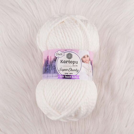 KARTOPU SUPER CHUNKY HAND KNITTING YARN 100 GR.90 MT.