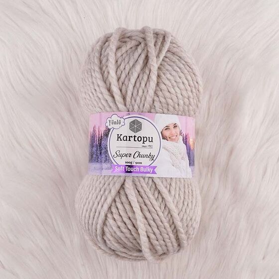 KARTOPU SUPER CHUNKY HAND KNITTING YARN 100 GR.90 MT.