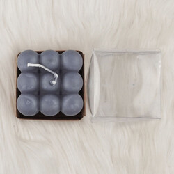 SQUARE BUBBLE MAGIC CUBE CANDLE - Thumbnail