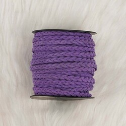 SUEDE HAIR KNITTING BRACELET - Thumbnail