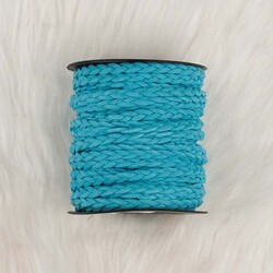 SUEDE HAIR KNITTING BRACELET - Thumbnail