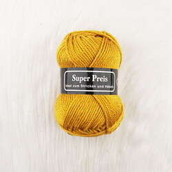 Noname - SÜPER PREİS ÖRGÜ İPİ 100 GR. HARDAL