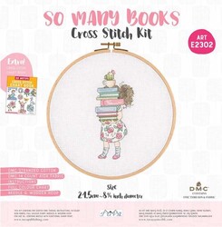 Tuva - TUVA AHŞAP KASNAKLI KANAVİÇE KİTİ 21.5 CM E2302