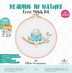 Tuva - TUVA AHŞAP KASNAKLI KANAVİÇE KİTİ 21.5 CM E2303