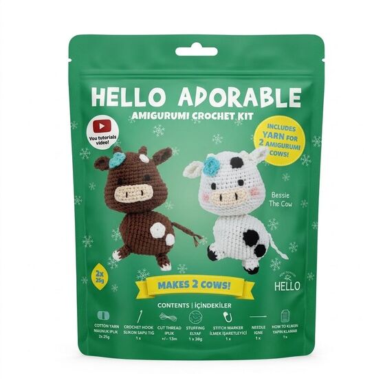 TUVA HELLO ADORABLE AMİGURUMİ KİTİ