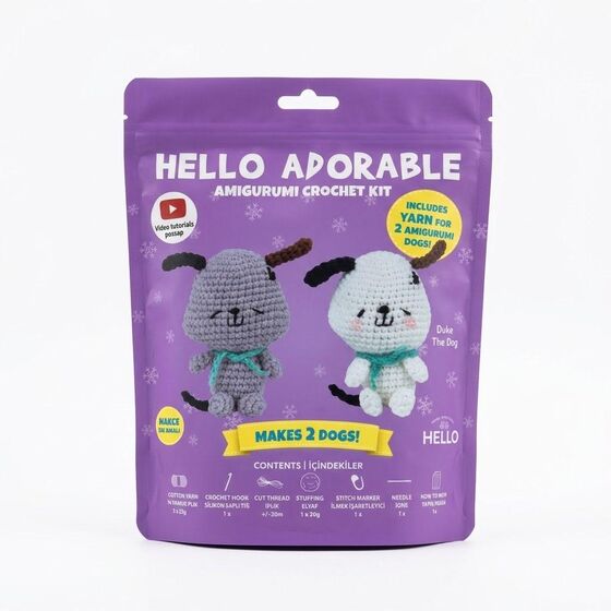TUVA HELLO ADORABLE AMİGURUMİ KİTİ