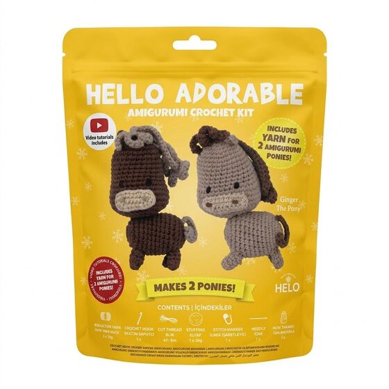 TUVA HELLO ADORABLE AMİGURUMİ KİTİ