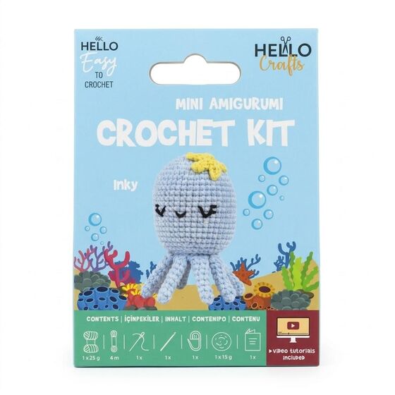 TUVA HELLO CRAFTS TIĞ İŞİ MİNİ AMİGURUMİ KİTİ