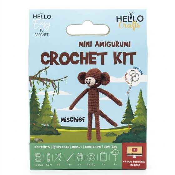 TUVA HELLO CRAFTS TIĞ İŞİ MİNİ AMİGURUMİ KİTİ