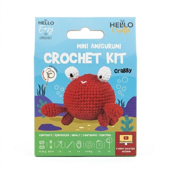 TUVA HELLO CRAFTS TIĞ İŞİ MİNİ AMİGURUMİ KİTİ