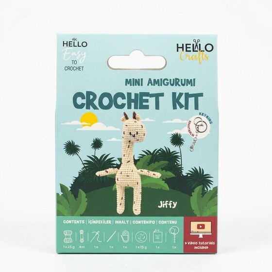 TUVA HELLO CRAFTS TIĞ İŞİ MİNİ AMİGURUMİ KİTİ
