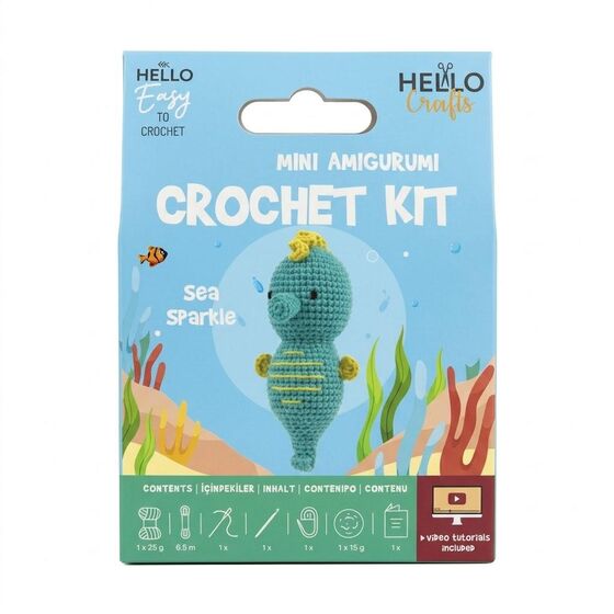 TUVA HELLO CRAFTS TIĞ İŞİ MİNİ AMİGURUMİ KİTİ