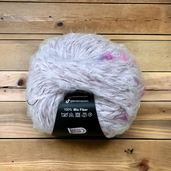 WONDERWOOL MİXED 50 GR. TİFTİK ÖRGÜ İPİ EBRULİ PEMBE