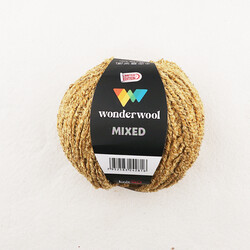 Noname - WONDERWOOL MİXED BÜRÜMCÜK ÖRGÜ İPİ 100 GR. CAMEL