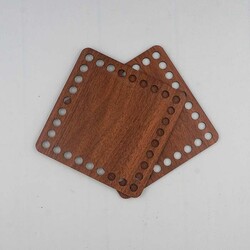 WOODEN BASE 15 X 15 CM. SQUARE - Thumbnail