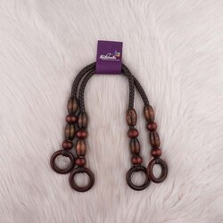 WOODEN BEAD BAG HANDLE MODEL 2 - Thumbnail