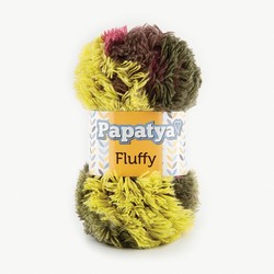 KAMGARN DAISY FLUFFY KNITTING YARN - Thumbnail