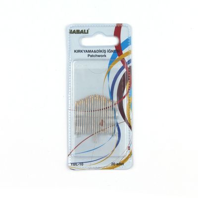 YABALI YBL-10 KIRKYAMA & SEWING NEEDLE 20 PIECE PK.