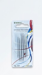Yabalı - YABALI YBL-449 KOLAY İPLİK TAKMA İĞNESİ 6'LI PK.