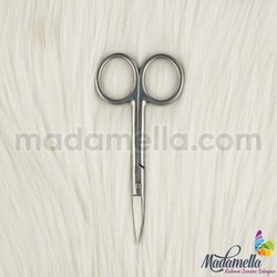 YABALI YBL-59 NICKEL CURVED END SCISSORS - Thumbnail