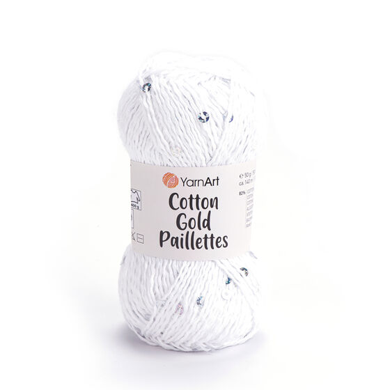 YarnArt COTTON GOLD PAİLETTES 50 GR. 140 MT