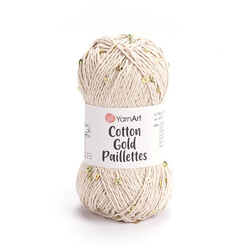 YarnArt COTTON GOLD PAİLETTES 50 GR. 140 MT - Thumbnail