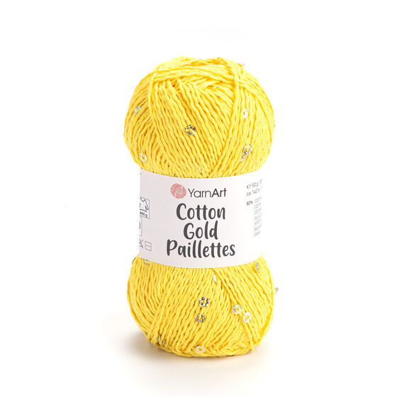 YarnArt COTTON GOLD PAİLETTES 50 GR. 140 MT