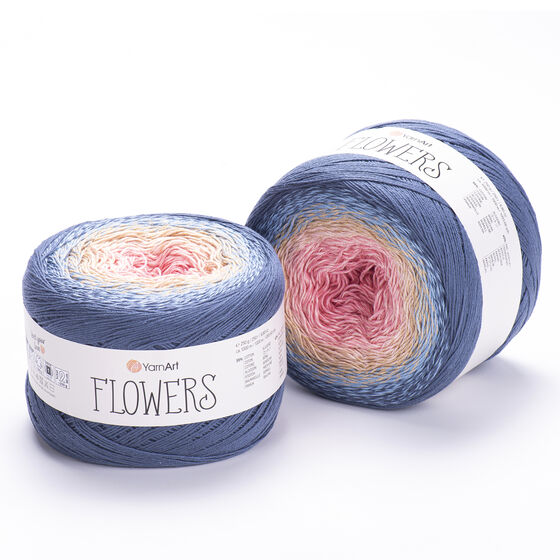 YarnArt FLOWERS 250 GR 1000 MT ÖRGÜ İPİ