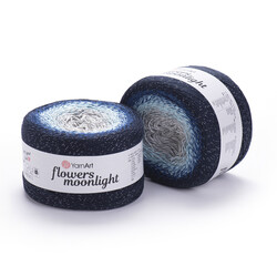YarnArt FLOWERS MOONLİGHT 260 GR 1000 MT ÖRGÜ İPİ - Thumbnail
