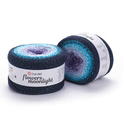 YarnArt FLOWERS MOONLİGHT 260 GR 1000 MT ÖRGÜ İPİ - Thumbnail