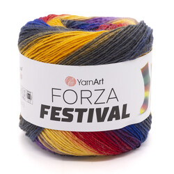 YarnArt FORZA FESTİVAL ÖRGÜ İPİ 100 GR 420 MT - Thumbnail