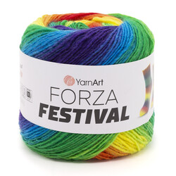 YarnArt FORZA FESTİVAL ÖRGÜ İPİ 100 GR 420 MT - Thumbnail