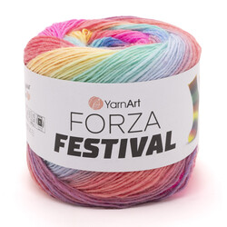 YarnArt FORZA FESTİVAL ÖRGÜ İPİ 100 GR 420 MT - Thumbnail