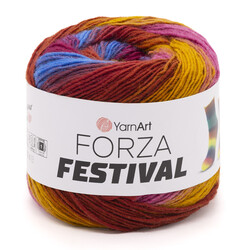 YarnArt FORZA FESTİVAL ÖRGÜ İPİ 100 GR 420 MT - Thumbnail