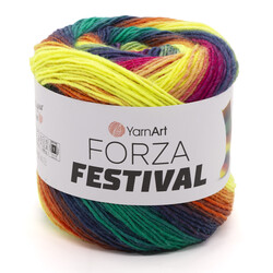 YarnArt FORZA FESTİVAL ÖRGÜ İPİ 100 GR 420 MT - Thumbnail