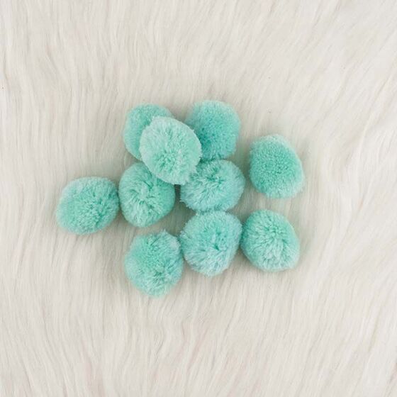 WOOL POMPOM 3 CM(PACK OF 10)