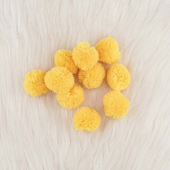 WOOL POMPOM 3 CM(PACK OF 10)