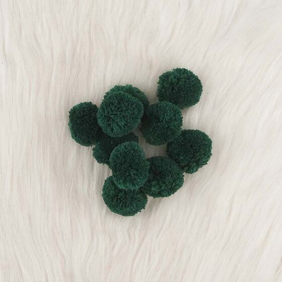 WOOL POMPOM 3 CM(PACK OF 10)